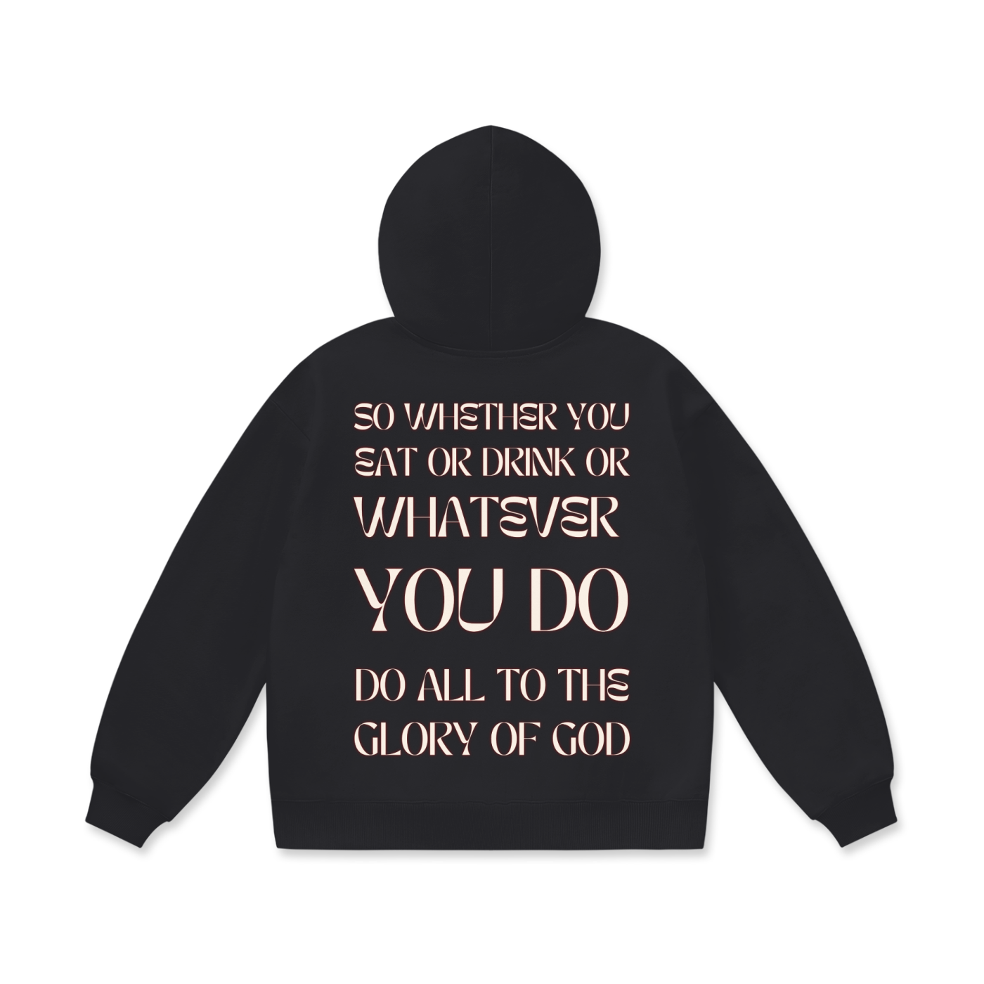 TENTHIRTYONE BLACK HOODIE